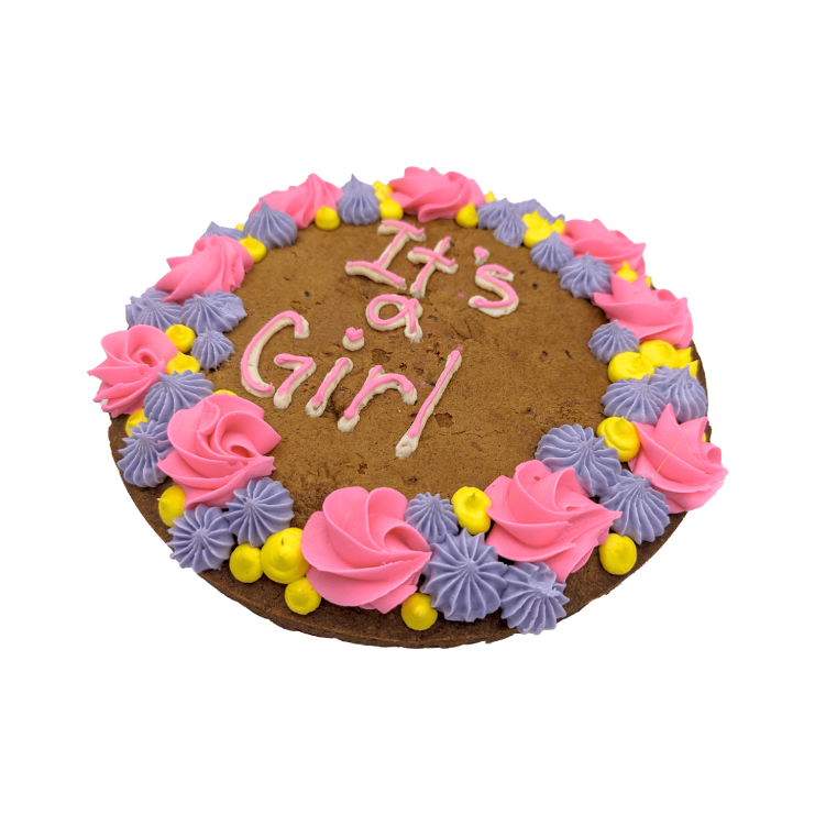 Birth Announcement Cookie Cake